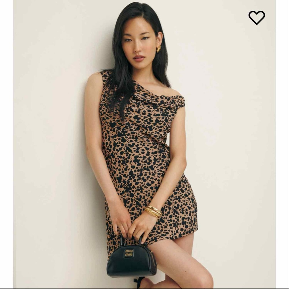 NWT Reformation Kristine (Slightly) Off-Shoulder Dress